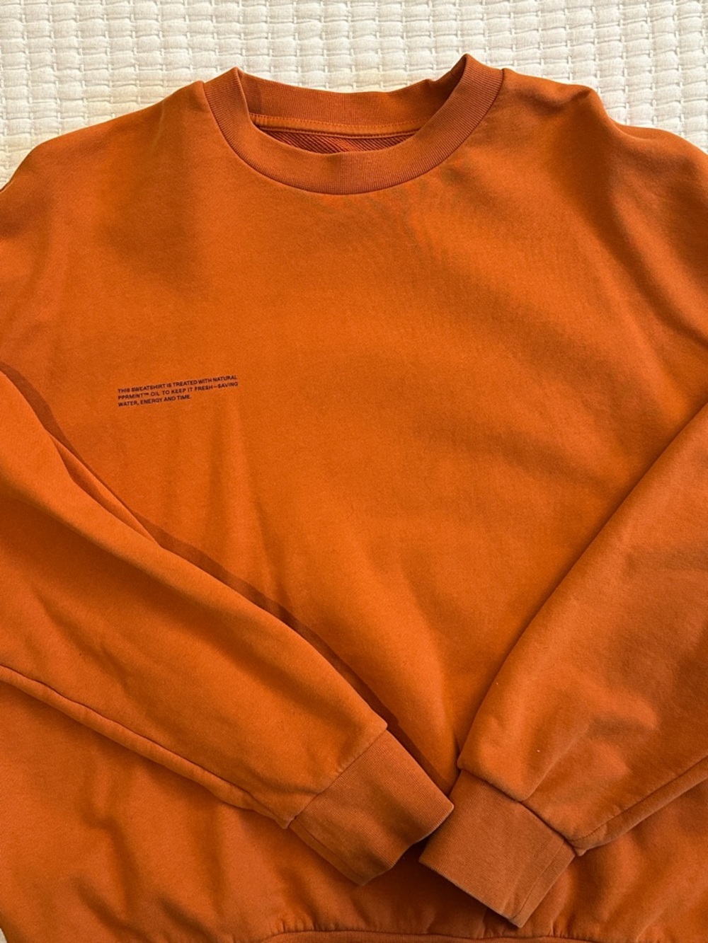 Pangaia 365 Heavyweight Sweatshirt in Cinnamon Orange